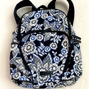 Vera Bradley Blue Floral Small Backpack